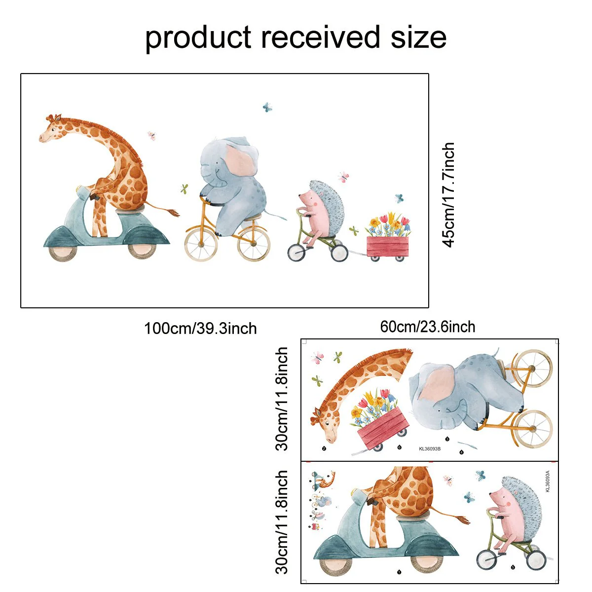 Animal Adventure Nursery Wall Stickers - Image 3