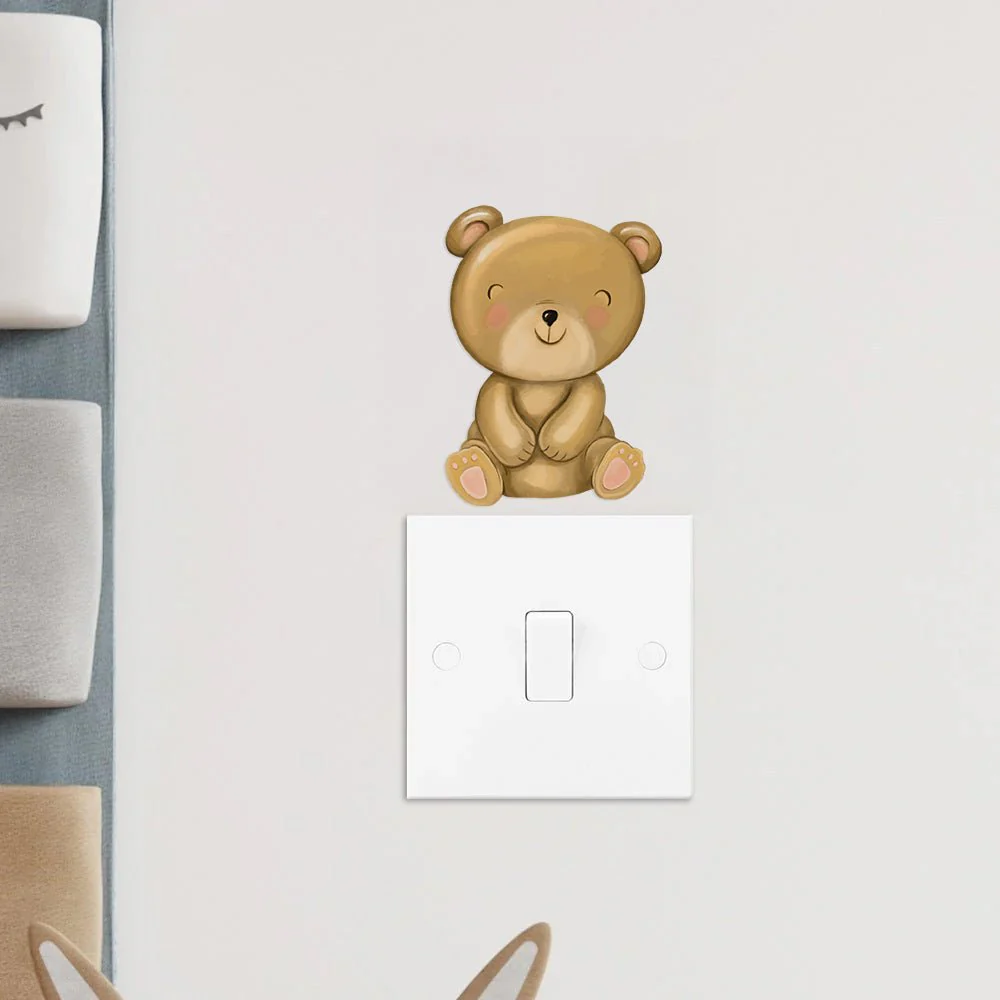Animal Light Switch Wall Sticker - Image 4