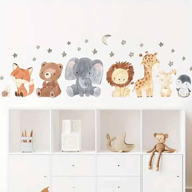 Animal & Stars Nursery Wall Stickers - Image 3