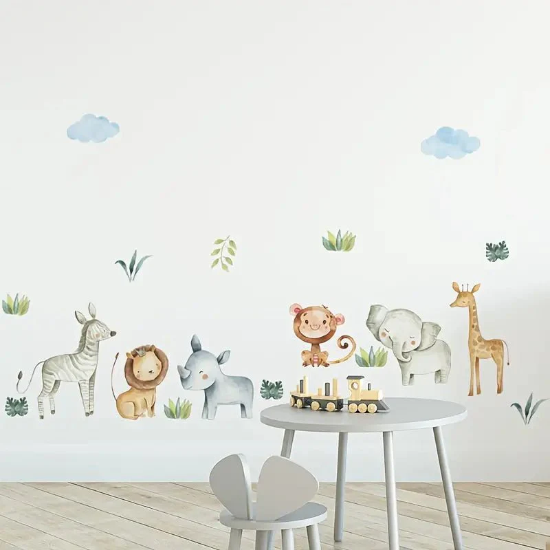 Animals At The Zoo Nursery Wall Stickers - Image 4