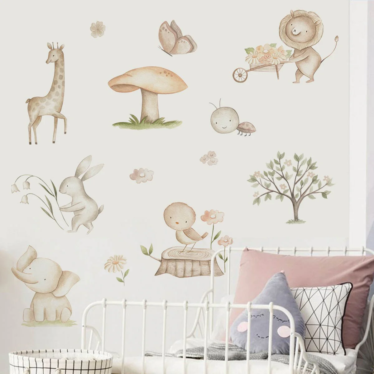 Animals In Nature Nursery Wall Stickers - Image 3