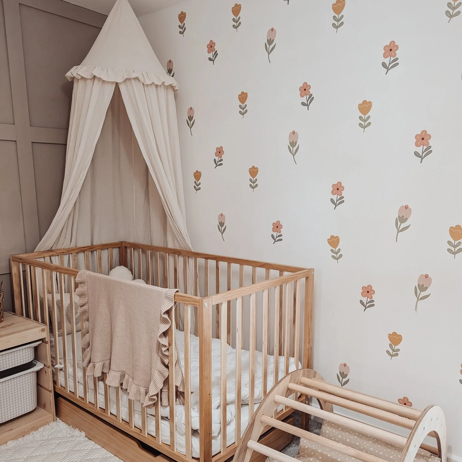 Boho Flowers Nursery Wall Stickers - Image 3