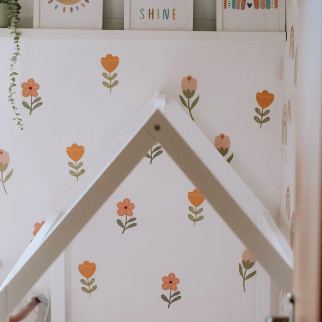 Boho Flowers Nursery Wall Stickers - Image 7