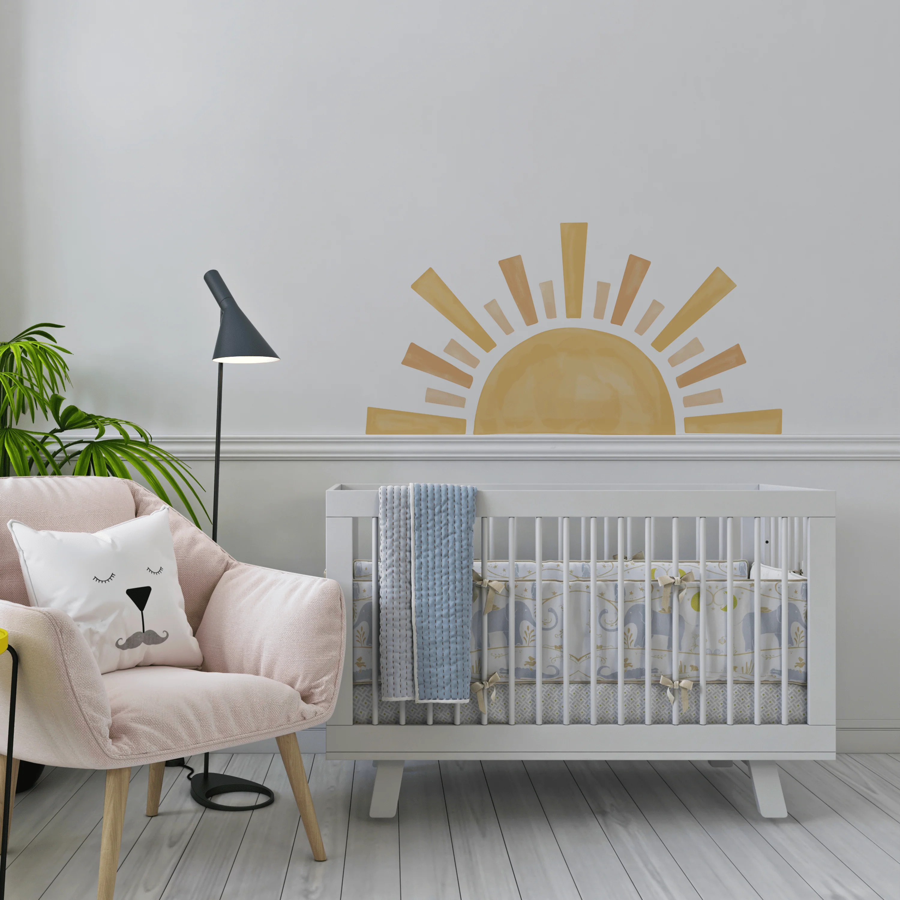 Boho Sun Nursery Wall Sticker - Image 6