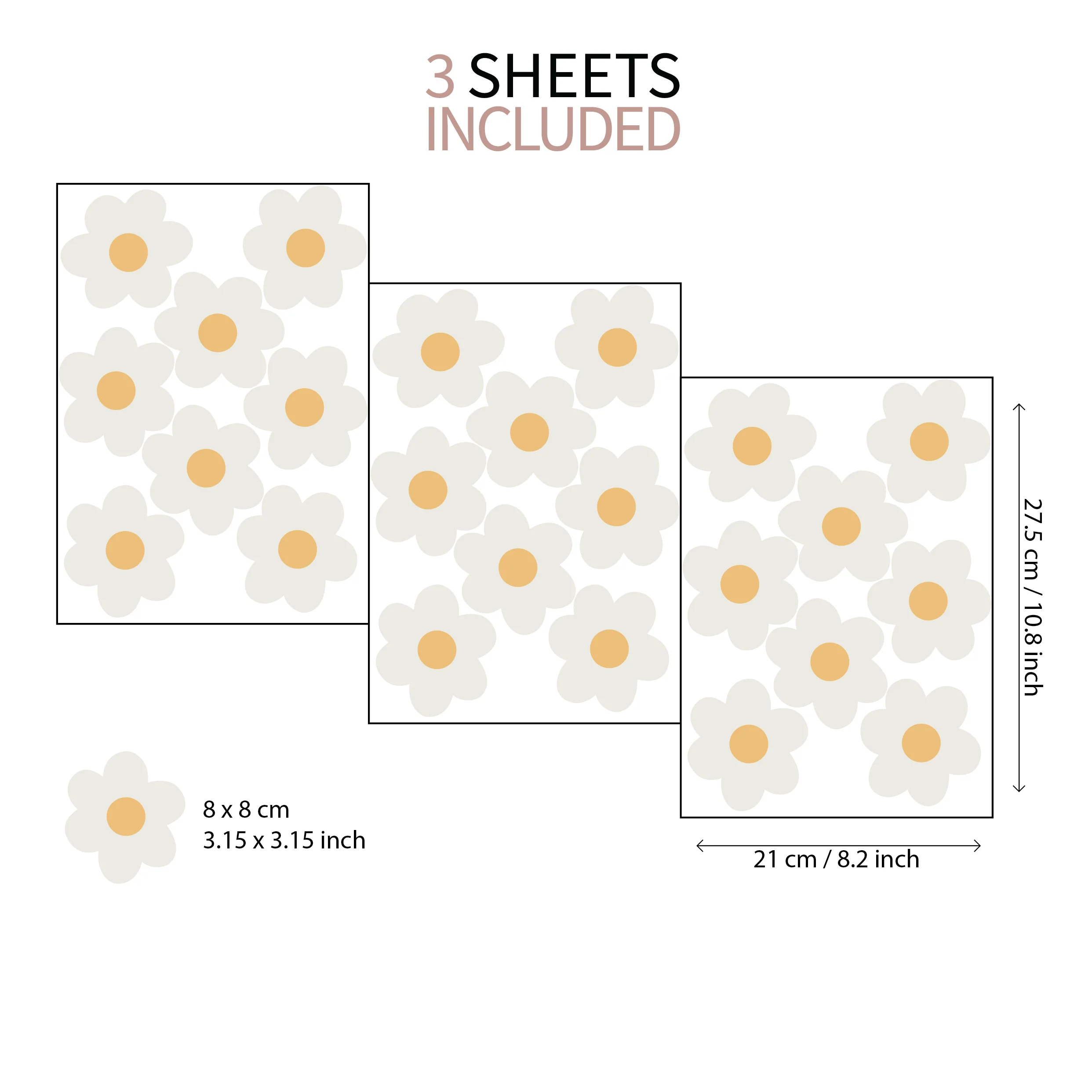 Daisy Flowers Nursery Wall Stickers - Image 10