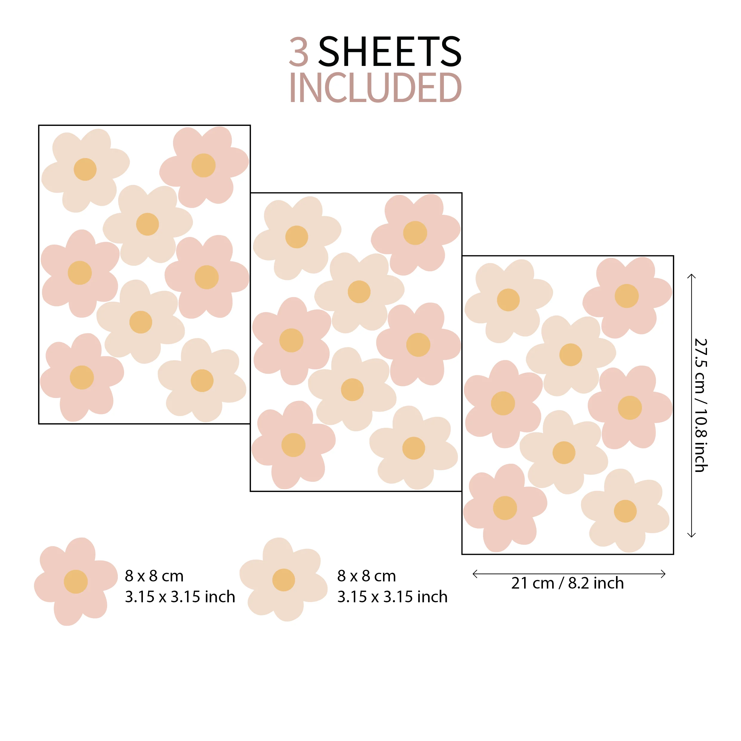 Daisy Flowers Nursery Wall Stickers - Image 4