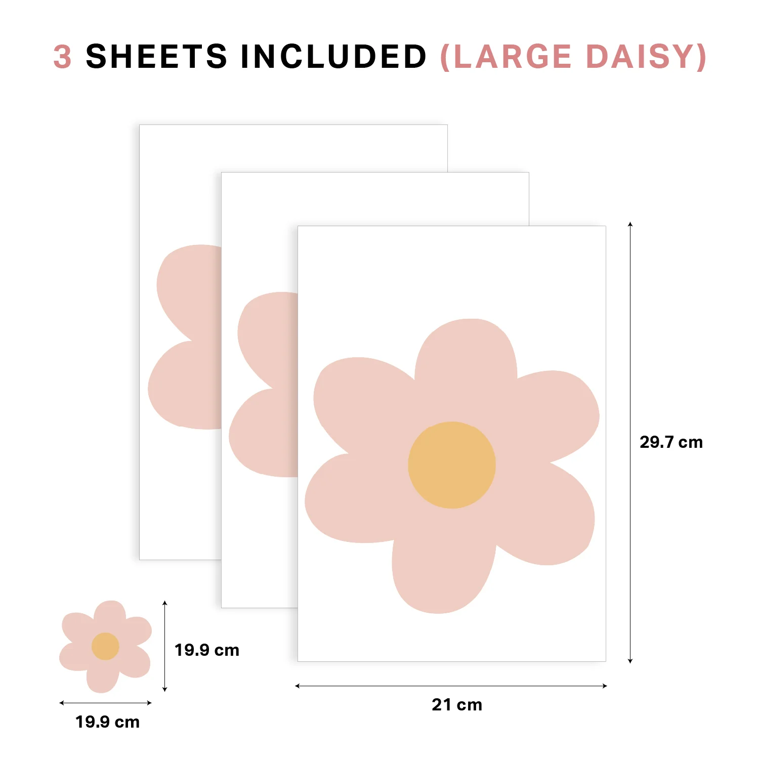 Daisy Flowers Nursery Wall Stickers - Image 5