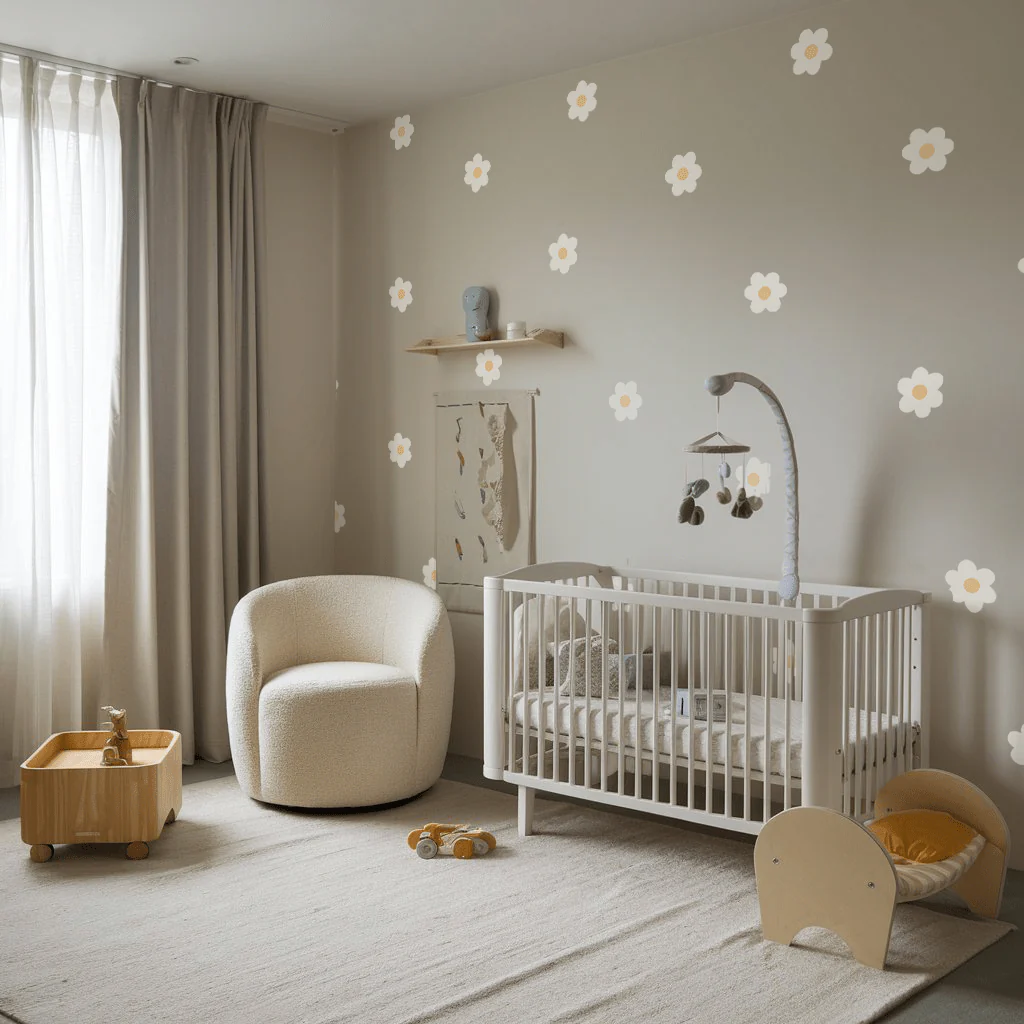Daisy Flowers Nursery Wall Stickers - Image 8