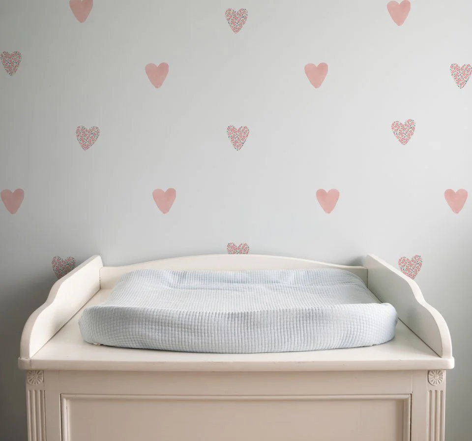 Floral Heart Nursery Wall Stickers - Image 3