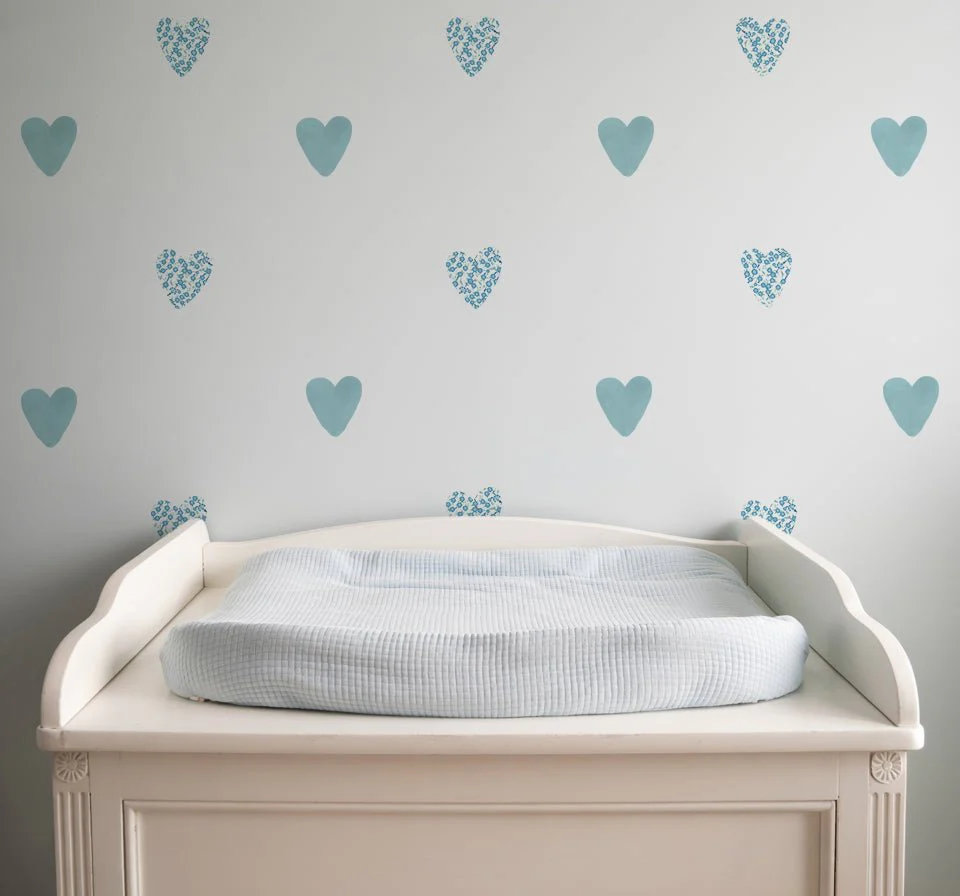 Floral Heart Nursery Wall Stickers - Image 5