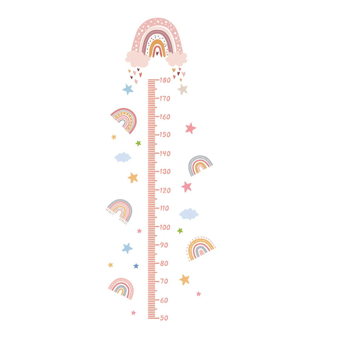Height Chart Wall Sticker - Dreamy Rainbow - Image 5