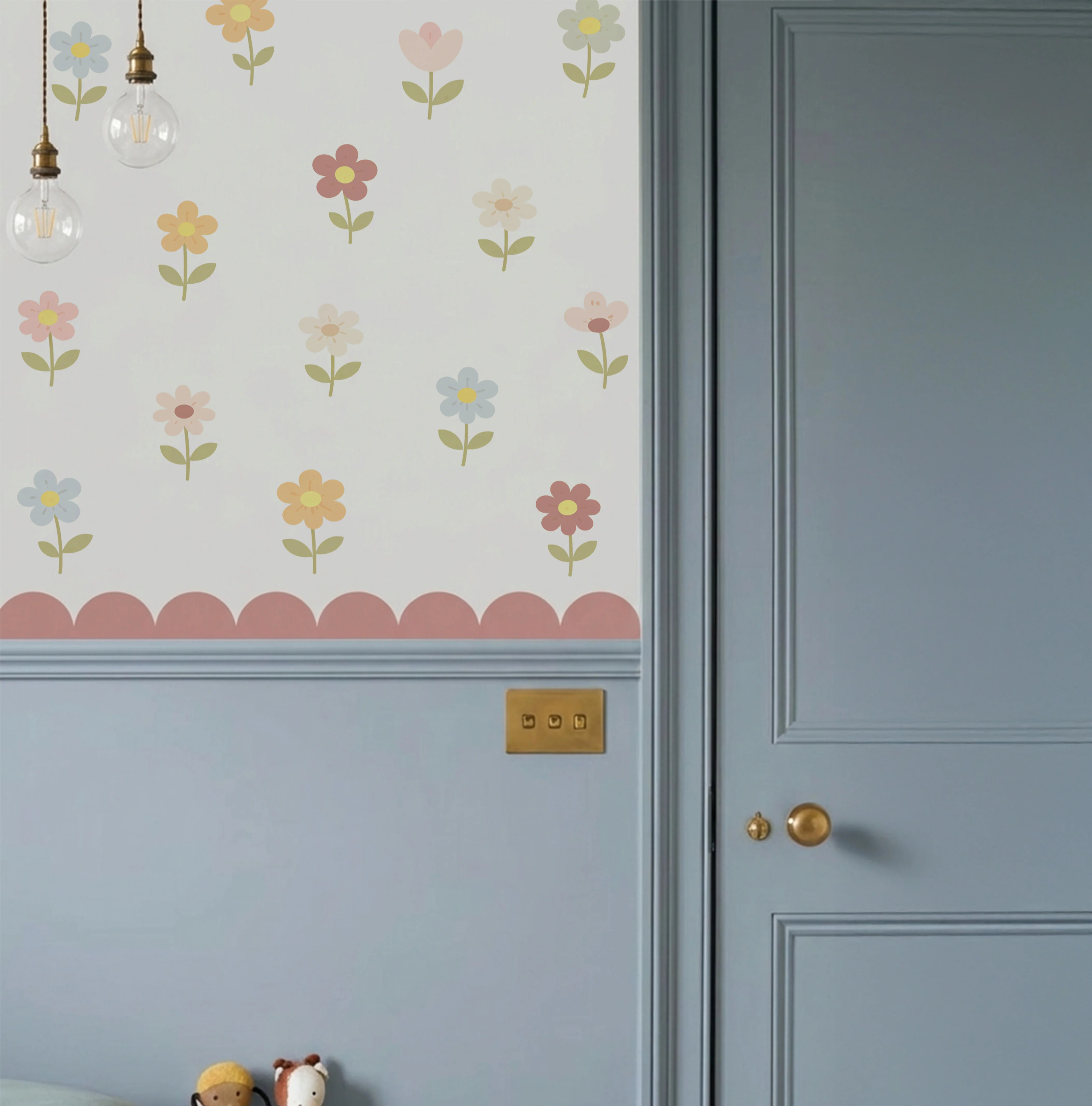 Little Bloom Flowers Nursery Wall Stickers - Image 3