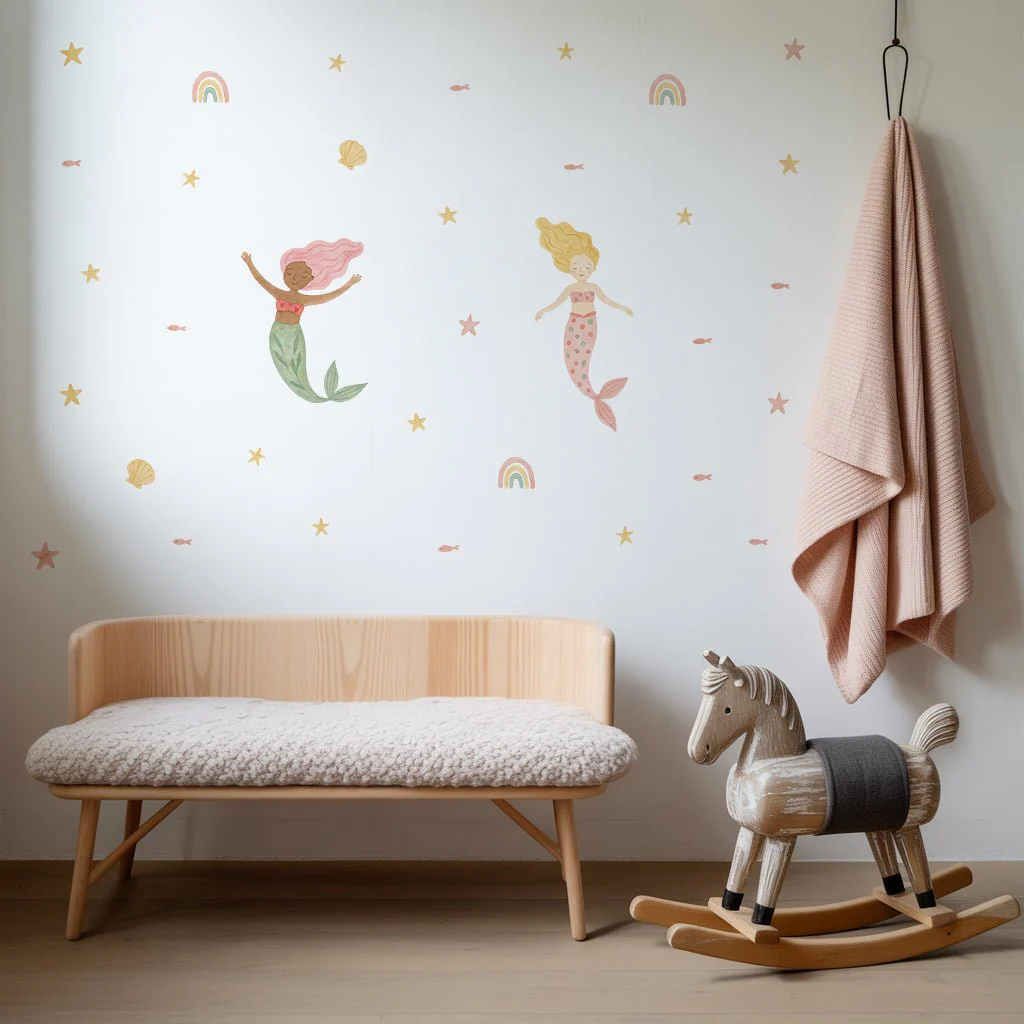 Mermaid Dreams Nursery Wall Stickers - Image 5