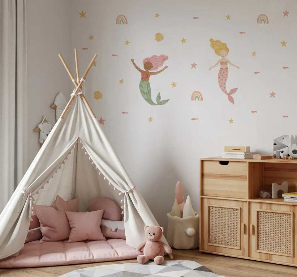 Mermaid Dreams Nursery Wall Stickers - Image 6