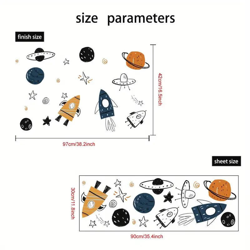 Space Nursery Wall Stickers - Image 3