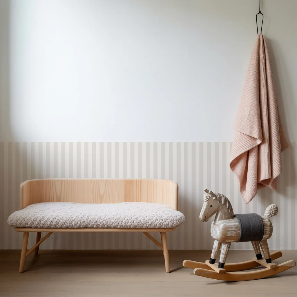 Striped Panel Wall Sticker - Image 8