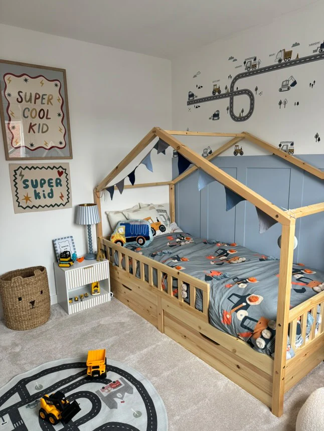 Truck, Tractor and Digger On The Road Nursery Wall Stickers - Image 11