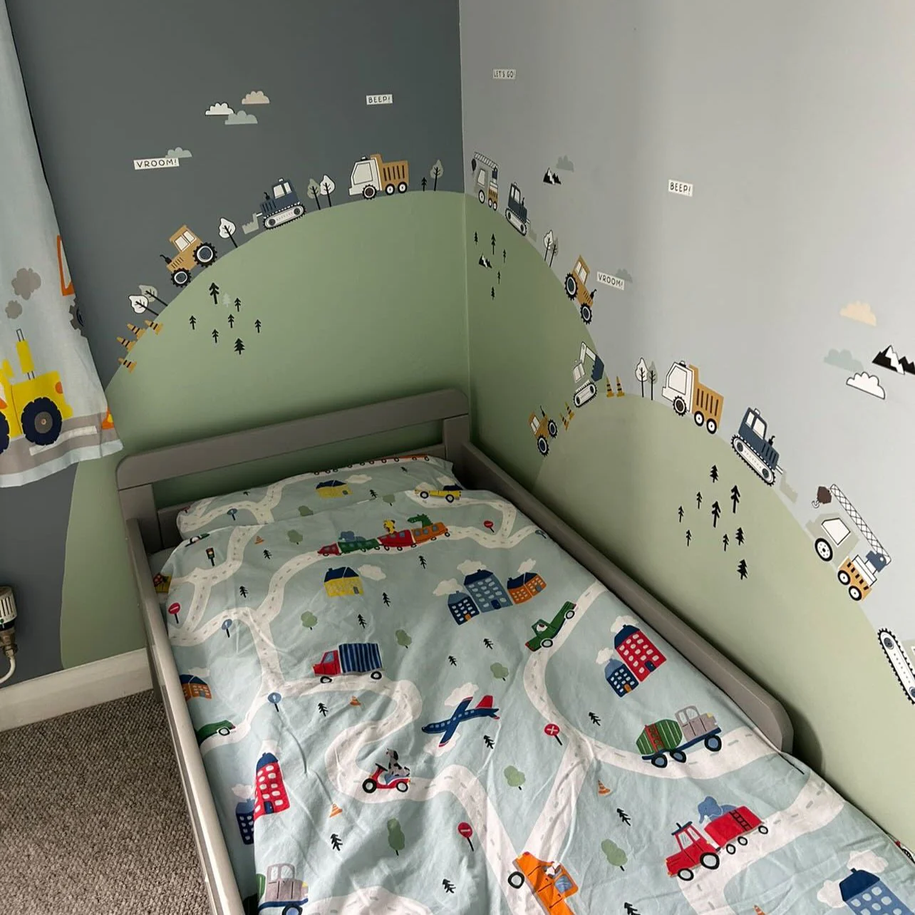 Truck, Tractor and Digger Nursery Wall Stickers - Image 3