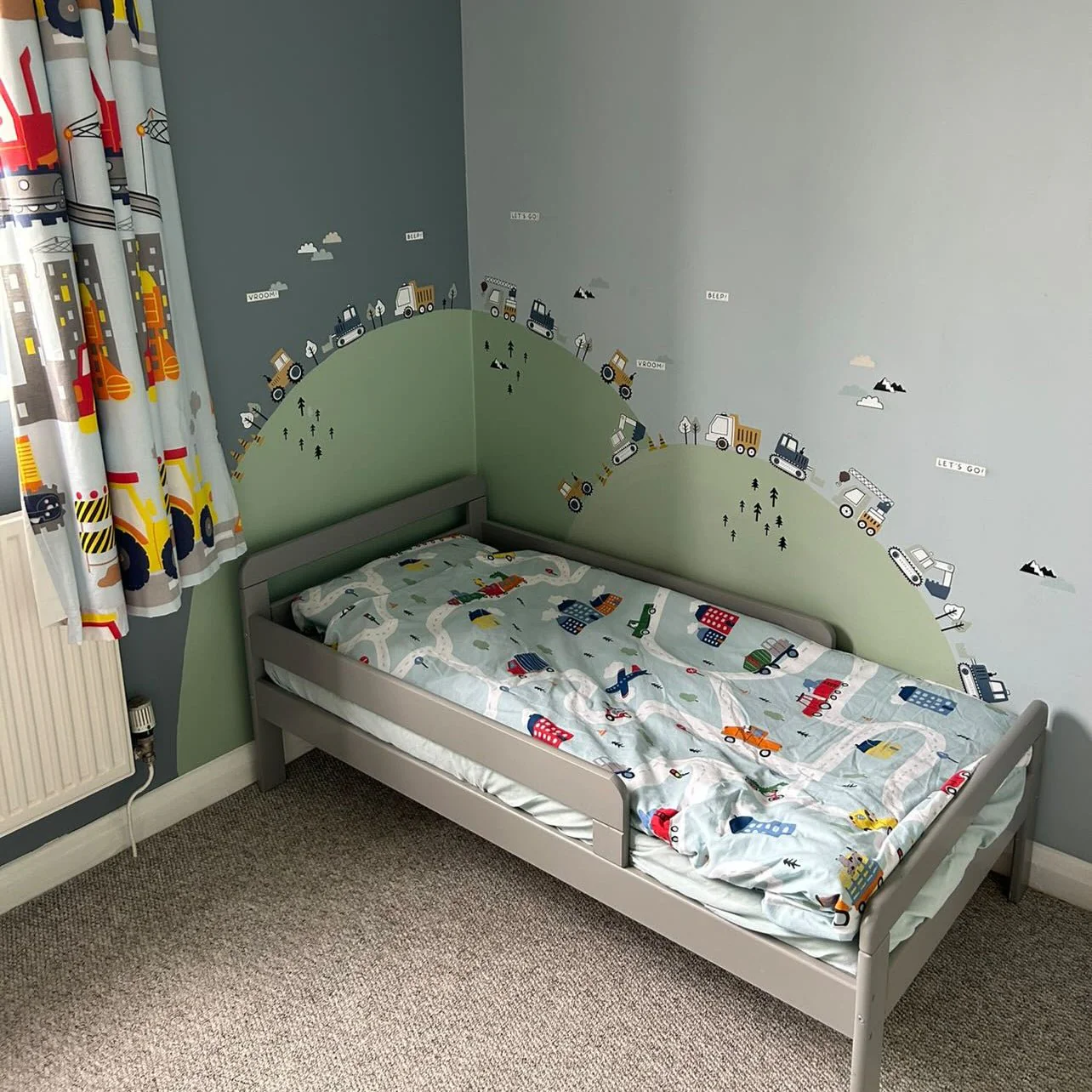 Truck, Tractor and Digger Nursery Wall Stickers - Image 4