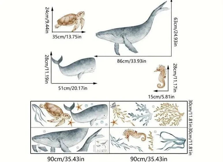 Under The Sea Nursery Wall Stickers - Image 6