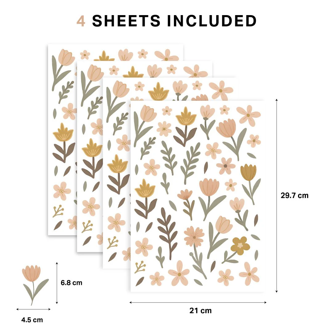 Wildflower Meadow Nursery Wall Stickers - Image 3