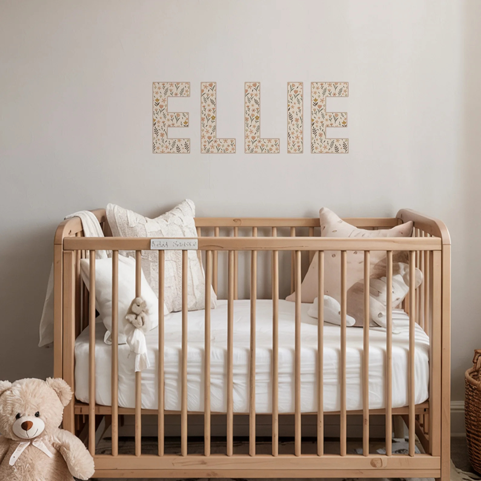 Wildflower Personalised Names Wall Stickers - Image 7