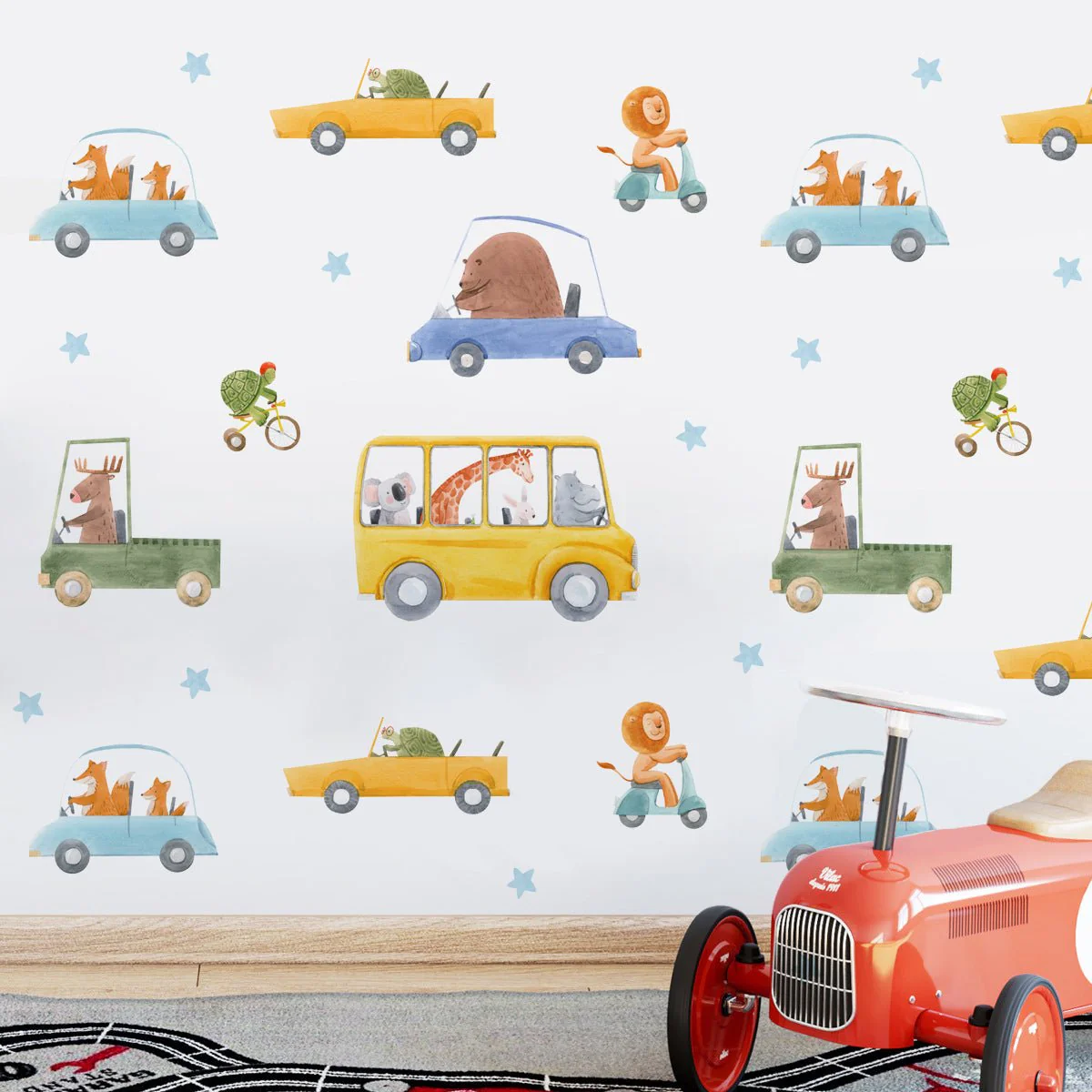 Zoo On The Move Nursery Wall Stickers - Image 4
