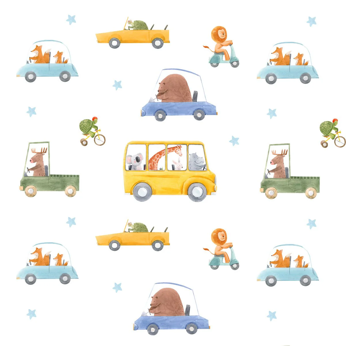 Zoo On The Move Nursery Wall Stickers - Image 5